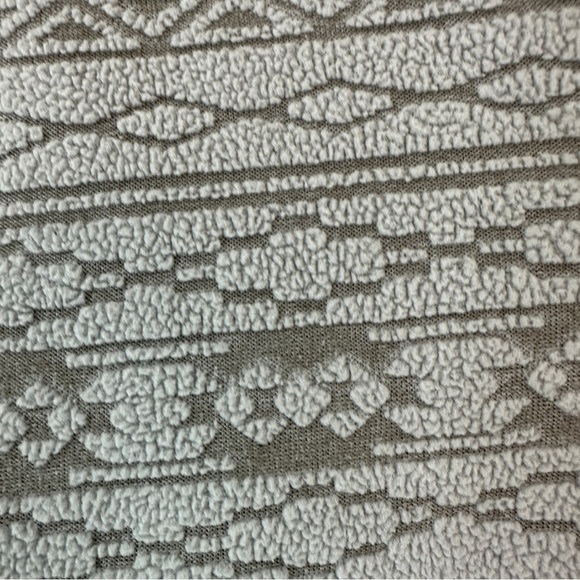 Eddie Bauer Quarter Zip Patterned Pullover Sweater Womans Size S Gray - Picture 4 of 12